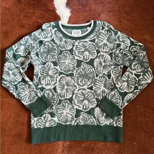SCOTCH & SODA | Printed Green Knit Sweater